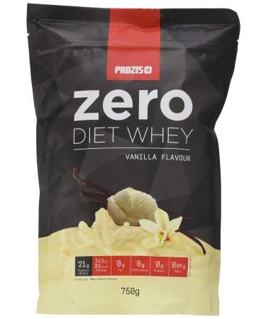 Prozis Zero Diet Whey 750 g - Diet whey protein isolate and hydrolysate without sugar easily digestible - vanilla