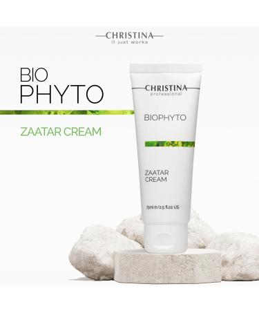 Christina Bio Phyto Zaatar Cream | Retinol & Vitamin E Face Moisturizer | Balanced & Smooth Skin | All Skin Types | 75ml - Buy Online on GoSupps.com