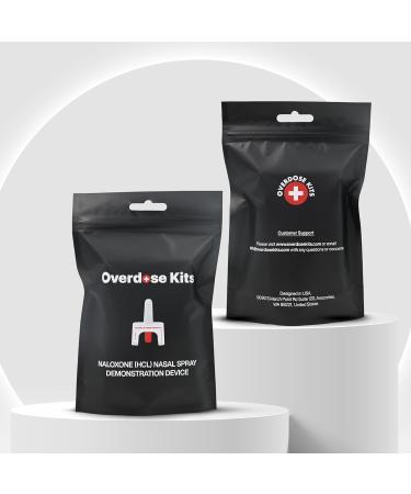 Training Device for Naloxone Nasal Spray | Opioid Overdose First Aid Training | Reusable | 2-Pack with Instructions | No Medication Included - Buy Online on GoSupps.com