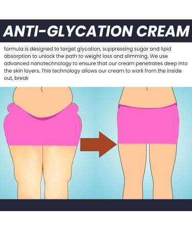 Anti-Glycation Prox Cream Weight Loss Anti-Glycation Cream For Women - 2.82fl Oz Cellulite Cream For Legs Cellulite Body Slim Cream Fat-Burning Cream Tightening Slimming & Sculpting Body Suphyee - Buy Online on GoSupps.com