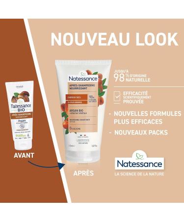 Natessance - Nourishing conditioner - Organic Argan & Vegetable Keratin 200ml - Buy Online on GoSupps.com