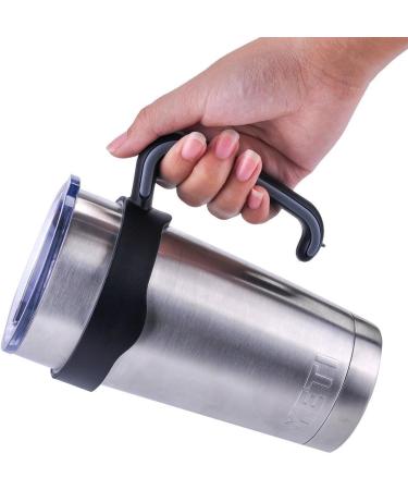 Tumbler Handle for 20 oz Cups - Fits Yeti, Rtic, Sic, Ozark Trail - Black (20 oz) - Buy Online on GoSupps.com