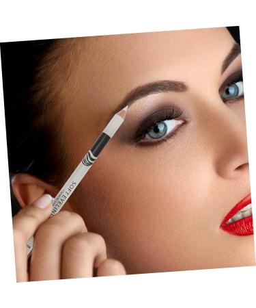 MUSISALY 12pcs Lying Silkworm Eyeliner Glitter Eyeshadow Gel Waterproof Eye Liner Pencil Eyeliners White Wood - Buy Online on GoSupps.com
