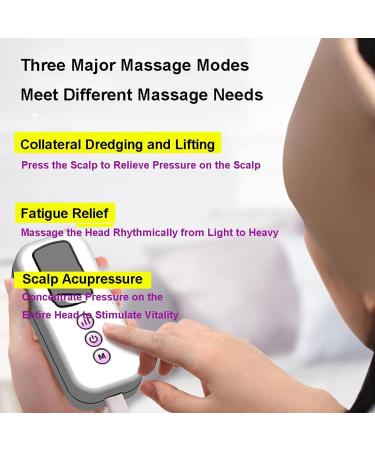 ZKSLSUVC Hydrotherapy Head Massager with Heat Therapy | Multifunctional Relief for Neck Pain Headaches & Stress Shop Internationally! - Buy Online on GoSupps.com