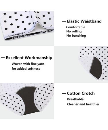 Nalwort Women's Postpartum Period Panties 5 Pack - Protective Cotton Underwear (Color-3, Large) - Buy Online on GoSupps.com
