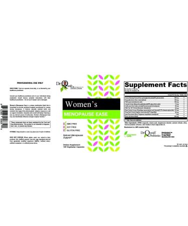 Dr. Qutab Menopause Ease: Natural Support for Women's Menopause Symptoms - Buy Online on GoSupps.com