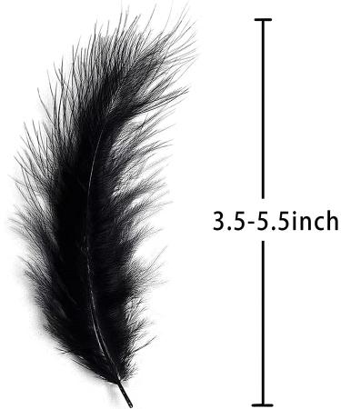 100pcs Black Feathers for Crafts & Dreamcatcher Making - DIY Fringe Trim & Colored Material - Buy Online on GoSupps.com