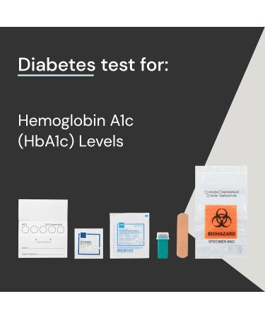 At-Home Diabetes Test Kit - HbA1c Levels Pre-Diabetes Screening & Fast Results | Free Follow-Up Care - Buy Online on GoSupps.com