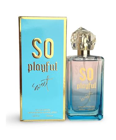 SO PLAYFUL Sweet Women's Eau de Parfum 3.4 Fl Oz Notes: White Cyclamen Pink Pepper Cherry