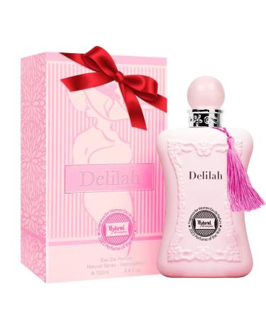 Hybrid & Company Delilah Compelling Captivating Fragrance For Women Floral Scent Womens Perfume 3.4 Fl Oz DELILAH 3.4 Fl Oz (Pack of 1)