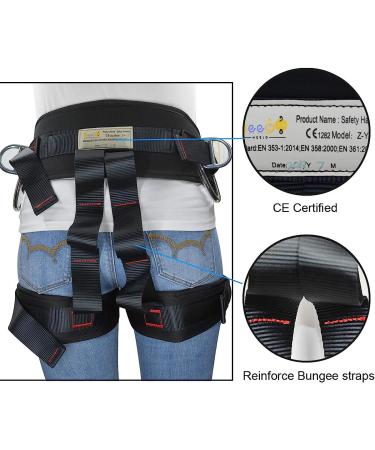 Large Size HeeJo Climbing Safety Seat Belt for Outdoor Tree Climbing - Ideal for Outward Bound and Training - Durable Climbing Gear - Buy Online on GoSupps.com