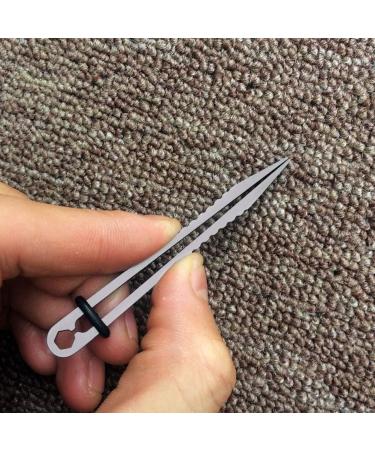 Zaweliyo Alloy Tweezers - Portable EDC Mini Tool for Outdoor Survival Camping & Travel | High Strength & Flexibility | 8.2 x 0.9 cm - Buy Online on GoSupps.com
