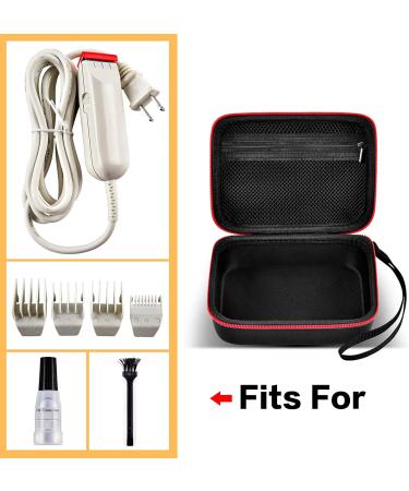 Wahl Professional Peanut Classic Clipper Trimmer Case - Red Zipper Box for Attachment Comb, Oil, Cleaning Brush & Blade Guard (Box Only) - Buy Online on GoSupps.com