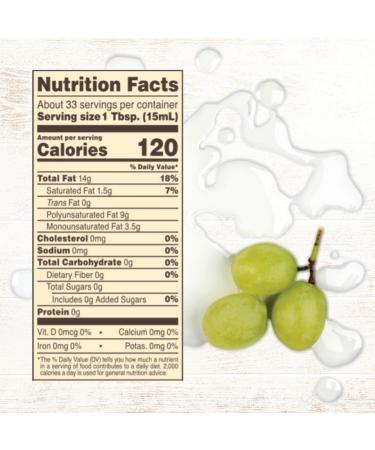 Roland Foods Pure Grapeseed Oil 16.9 Fl Oz Can (Pack of 3) - Specialty Imported Food - Buy Online on GoSupps.com