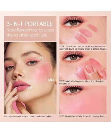  G n rique Cream blush tinted blush | Sheer color-changing blush | Multifunctional warm-changing blush long-lasting lip balm tinted cheek makeup l - Buy Online on GoSupps.com