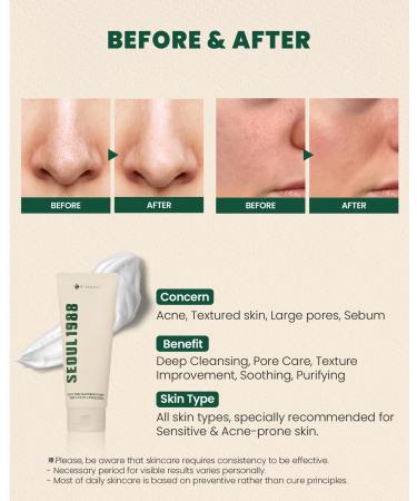 KSECRET SEOUL 1988 Cleansing Foam - Pine Cica 1% + Probiotics | 150ml | Best International Shipping - Buy Online on GoSupps.com