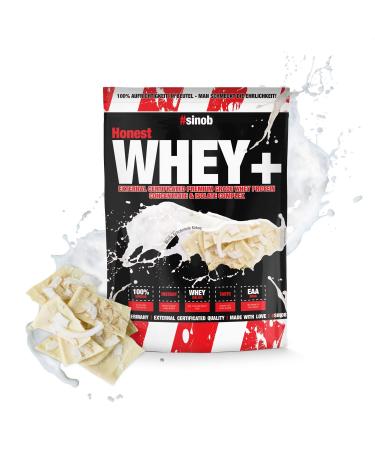 Honest Whey protein powder (white chocolate coconut) 1 x 1000 g with 12.5% isolate proportion of instant soluble protein protein powder with EAA & BCAA made of fresh pasture milk.White chocolate coconut 1 kg (1 Pack)