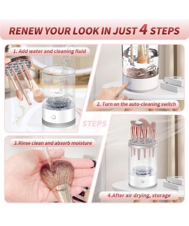 Electric Makeup Brush Cleaner - Automatic & Portable | Fits All Brush Sizes | Perfect Gift for Wife & Girlfriend - Buy Online on GoSupps.com