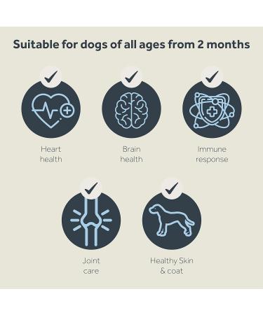 Wilsons Salmon Oil for Dogs UK - 100% Natural Joint Health Supplement Omega 3 6 9 - Adult Dogs & Puppies 2 Months+ - 1L - Buy Online on GoSupps.com