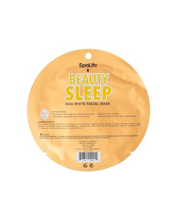 Buy SpaLife Beauty Sleep Overnight Egg White Facial Mask | 10 Count | International Shipping Available - Buy Online on GoSupps.com