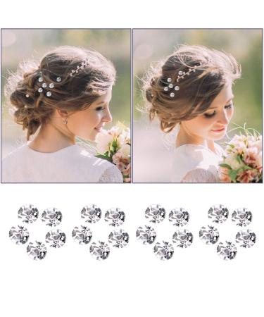 60 Pieces Wedding Hair Spirals - Rhinestone & Pearl Accessories for Bridal DIY Styles - Buy Online on GoSupps.com