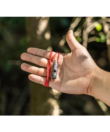 Ibasingo Titan Signal Pipe with Lanyard Loud Hiking Trainer Safety Whistle & Keychain for Outdoor Camping First Aid | TI9016O - Buy Online on GoSupps.com