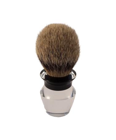 ERBE shaving brush silvertip size M black transparent 1 pc.