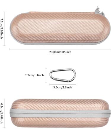 PhD Keisi Travel Case for Oral-B Pro Electric Toothbrush - Hard Shell Rose Gold Accessory Storage - Buy Online on GoSupps.com