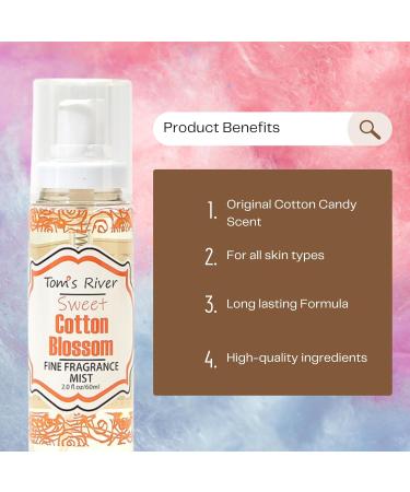 Infinix Cotton Blossom - Fine Fragrance Mist - Cotton Candy Scent Spray - 2 fl oz/60ml Body Spray for Women Gentle and Long Lasting Perfume for Men & Women For Daily Use - Summer Ready Cotton Blossom 2 Fl Oz (Pack of 1) - Buy Online on GoSupps.com