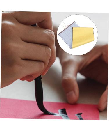 Operitacx Brush Calligraphy Practice Calligraphy Mat Calligraphy Practice Water Cloth Household Practice Cloth Golden 75X38CM - Buy Online on GoSupps.com