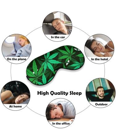 Sleep Mask Eyes - Adjustable Forest Green Eye Shade | Blocks Light & Reduces Puffy Eyes | Perfect Gifts - Buy Online on GoSupps.com