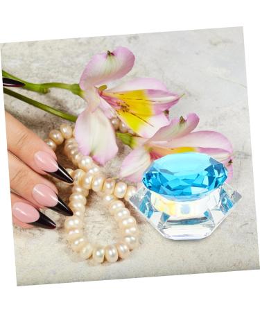 POPETPOP 3 pcs nail art crystal cup nail powder container nail liquid dish nail powder holder mini nail liquid bowl cups glass nail glass cup with cover Alien crystal art glass 7.5x6cmx3pcs As Shownx3pcs - Buy Online on GoSupps.com