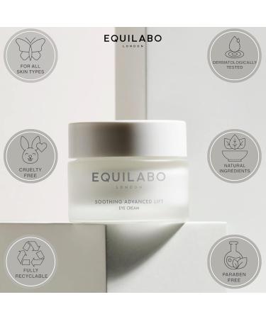 Equilabo London Soothing Advanced Lift Eye Cream - Anti-Aging Formula for Firming Hydration Dark Circles - Day and Night 100% Vegan Dermatologically Tested & Approved 15ml - Buy Online on GoSupps.com