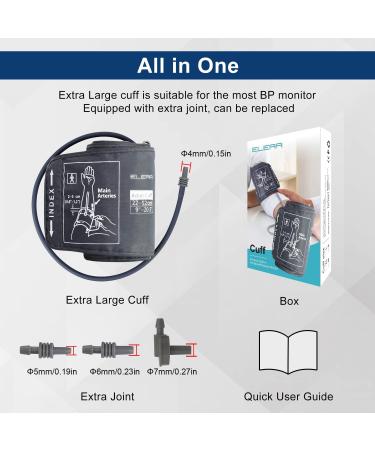 ELERA Extra Large Blood Pressure Cuff 9-20.5 Inches - XL Replacement for Omron BP - Big Arm Compatible - Buy Online on GoSupps.com
