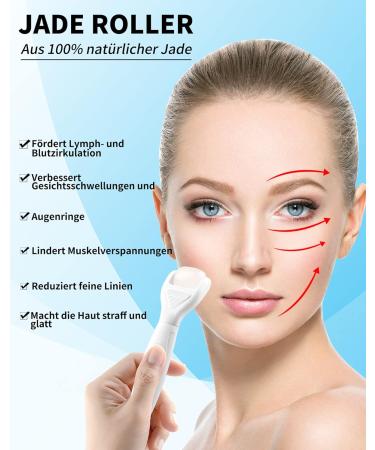 Zitfri 8-in-1 Derma Roller - Microneedling Tool for Body & Facial Care | Anti-Wrinkle Acne & Pregnancy Scar Treatment | Violet Jade Roller - Buy Online on GoSupps.com