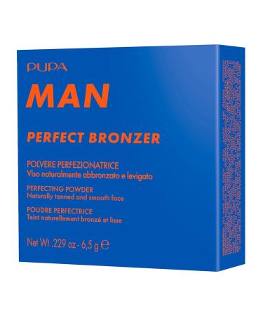 Pupa Milano Perfect Bronzer Powder 001 - Matte Bronzer for Men | Cornstarch & Kaolin Enriched | 0.229 oz - International Shipping Available - Buy Online on GoSupps.com