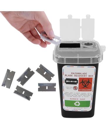 Sharps Container Disposal Blade Container Needle Disposal Containers Home Sharps Disposal Container with Lid Design for Home and Professional Salon Use (Black) - Buy Online on GoSupps.com