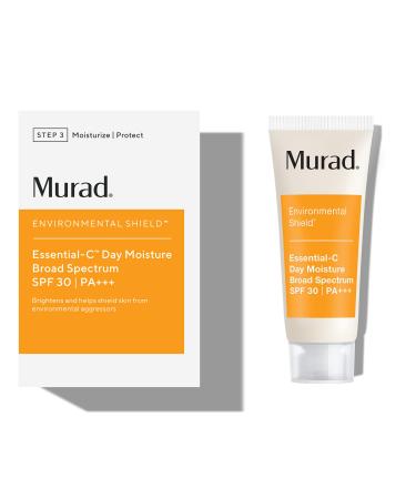 Murad Environmental Shield Essential-C Day Moisture SPF 30 - Vitamin C Moisturizer for Face with SPF - SPF Face Moisturizer Protects and Brightens 0.8 Fl Oz (Pack of 1)