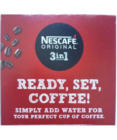 Nescafe 3in1 Original EU Made Instant Coffee Sachets - 200 Sachets, Long Expiry Date - Buy Online on GoSupps.com
