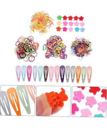FRCOLOR Baby Set children's headgear ponytail holders kids hair accessory kit girl hair ties kit tiny hair clips hair clips for bows small hairpins infant suit baby snap clip Nylon Kids - Buy Online on GoSupps.com