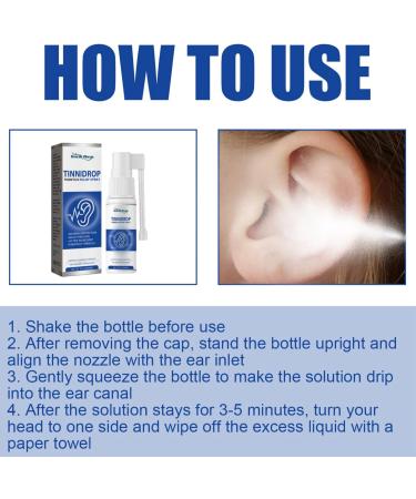 Tinnitus Relief Spray Tinnitus Relief for Ringing Ears Ear Tinnitus Sprays Ear Drops for Tinnitus Effective Herbal Drops for Tinnitus Blocked Ears Treatment Ear Noise Spray Ear Ringing Treatment Oil - Buy Online on GoSupps.com