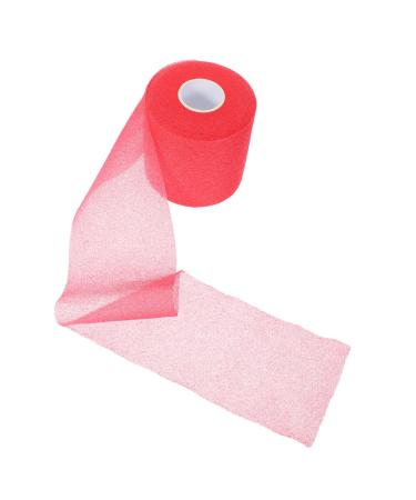 1 Roll Sports Skin Membrane Medical Tapes Black Athletic Tape Outdoor Tape Racket Overgrips Hunting Tapes Racquet Grip Sports Tape Portable Sponge Packing Supplies Red 270.00X7.00X0.10CM