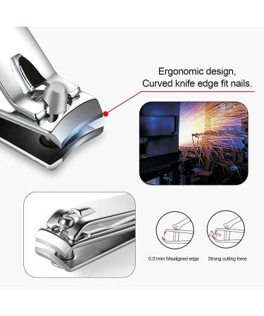 Premium Manicure Set for Men & Women - Travel Nail Grooming Kit with Rainbow Case - Perfect Gift for Family & Friends - Buy Online on GoSupps.com