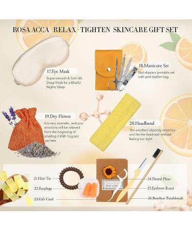 Mothers Day Spa Set with Hyaluronic Acid, Vitamin E & Essential Oils for Skin Care - Self-care Relaxation Gift | Bath and Body At Home Spa Kit - Buy Online on GoSupps.com