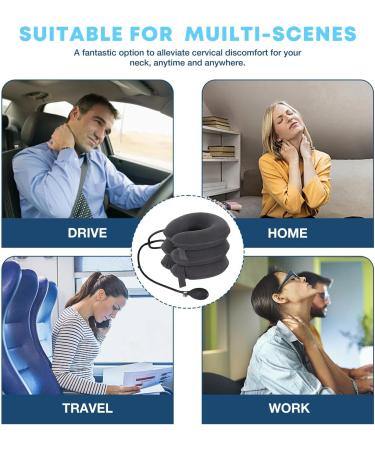 Cervicorrect Neck Brace Neck Stretcher for Neck Pain Relief Inflatable Stretcher Cervical Neck Traction Device Support Keep Vertebrae Stable Relief Neck Pain - Buy Online on GoSupps.com