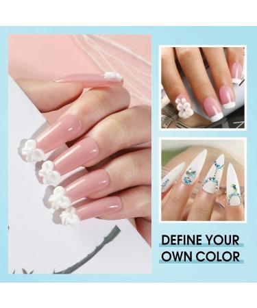 PEACECOLOR Nail Acrylic Powder Kit Nail Carving DIY White Acrylic Powder Professional for Nail Acrylic Extension No Nail Lamp Needed for Beginner Nail Salon Home DIY XA047 - Buy Online on GoSupps.com