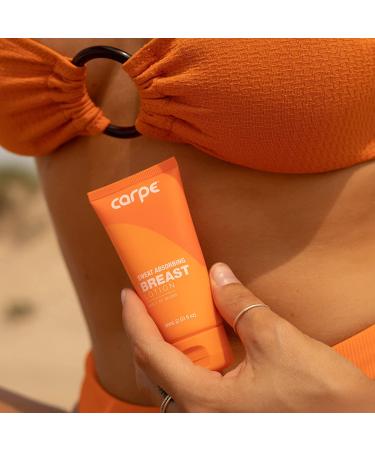 Carpe No-Sweat Breast Lotion - Absorbs Sweat, Prevents Chafing & Stains - 2.03 Fl Oz - Buy Online on GoSupps.com