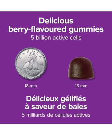 Webber Naturals Probiotic Gummy 5 Billion Active Cells 60 Gummies Digestive Support Vegan - Buy Online on GoSupps.com