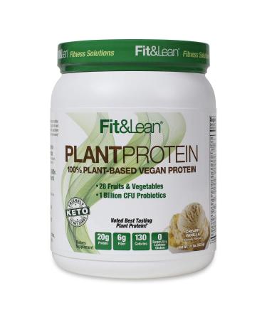 Fit & Lean Plant Protein Meal Replacement Protein Powder Vanilla, 18.72 Ounce