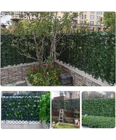 Artificial Ivy Privacy Fence Screen Faux Fencing Panel Vine Privacy Fence Wall Screen Used for Green Leaf Wall Decoration Garden Fence Backyard Wedding Decor 0414(Color: Size:150x700cm) () - Buy Online on GoSupps.com